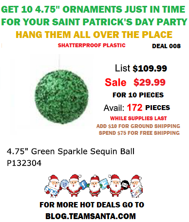 Deal 008 is Exclusively in Celebration of Saint Patrick's Day. Especially For Irish Decorations For Saint Patrick's Day. 