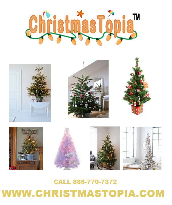 SMALL ARTIFICIAL CHRISTMAS TREES