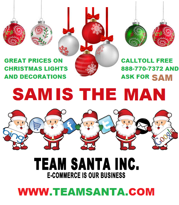 Meet Sam Bartolo - Sam is The Man Who Knows Holiday Decorating at Team Santa Inc. 