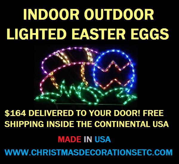 Lighted Easter Egg Decoration
