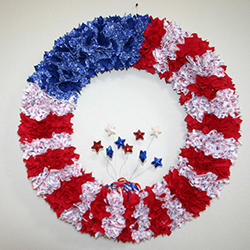 USA Door Wreath Is So Affordable and a Great Patriotic Decoration For July 4th