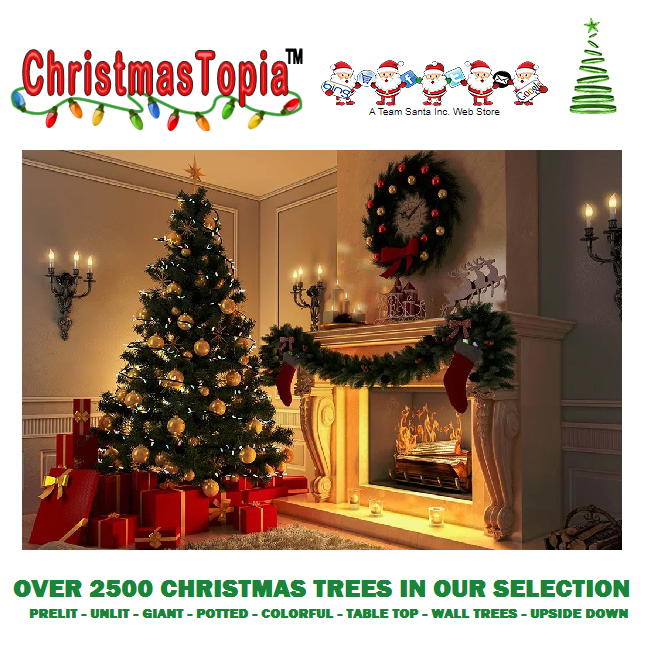 Lighted Christmas Trees, Lights, Decorations And Ornaments At The Decorator Sale Event