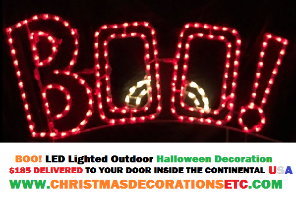 Lighted Halloween Boo Sign Just Another Great Halloween Decoration for 2018 Decorating Season