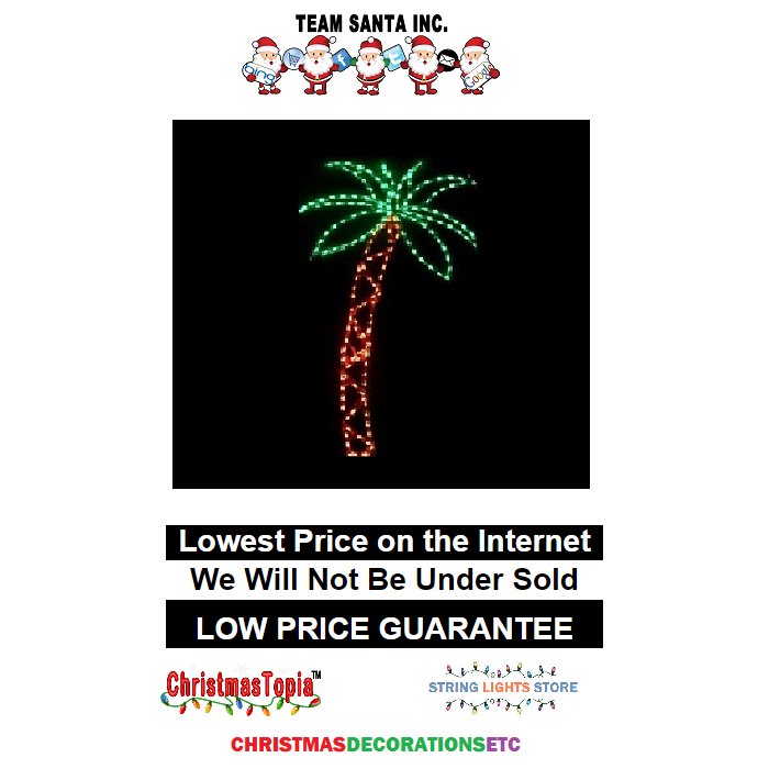 Lighted Palm Tree, Dress Up Your Home or Business With This Big Lighted Decoration