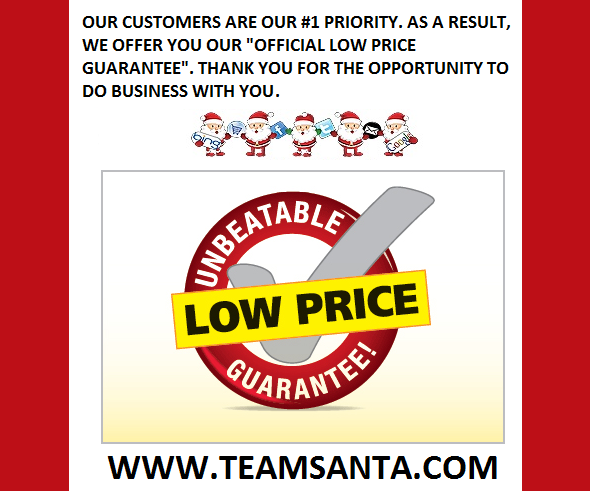 Santa's Official Low Price Guarantee For 2019 Is In Effect. Holiday Decorating, Cheaper Than Ever Before