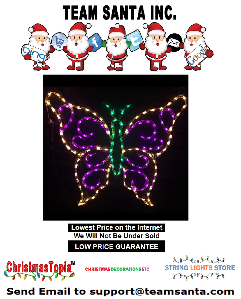 Lighted Butterfly Decorations For Sale On Our Website
